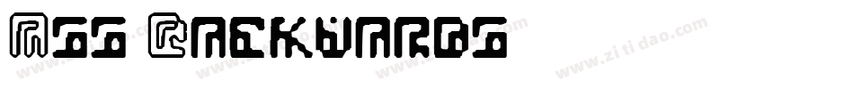 Ass Backwards字体转换